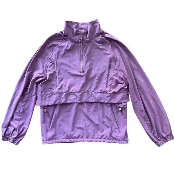 Lululemon Ripstop Pullover Running Half Zip Vintage Plum Purple Size 4 - Picture 2 of 8